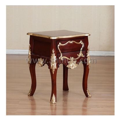 Frontier Carved Bedside