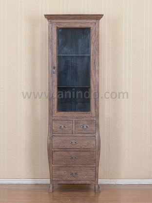 Bule Display Cabinet