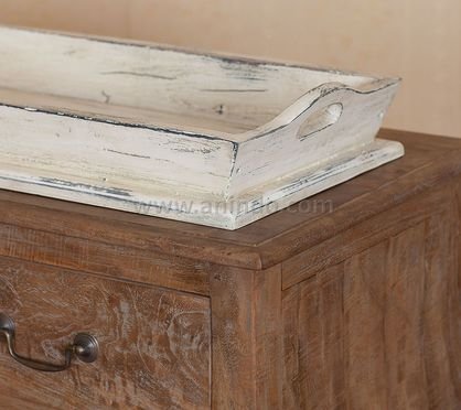 Bule Tray Bottles Cabinet