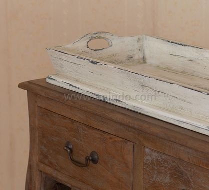 Bule Tray Bottles Cabinet