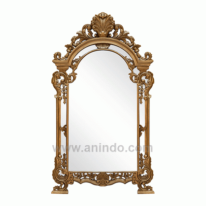 Flower Carved Mirror