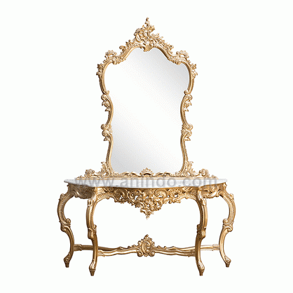 French Carved Dressing Table