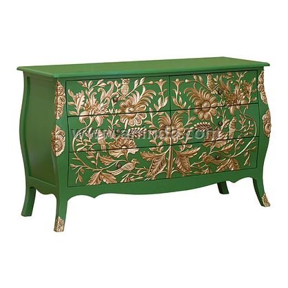 Heavy Carved Commode