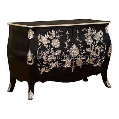 Heavy Carved Commode