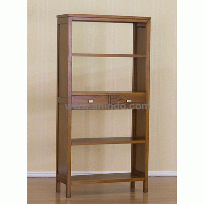 Open Bookcase 2 Drawers