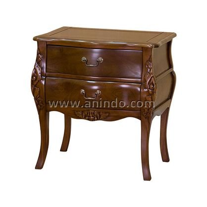 Luca Bedside Table 2 Drawers