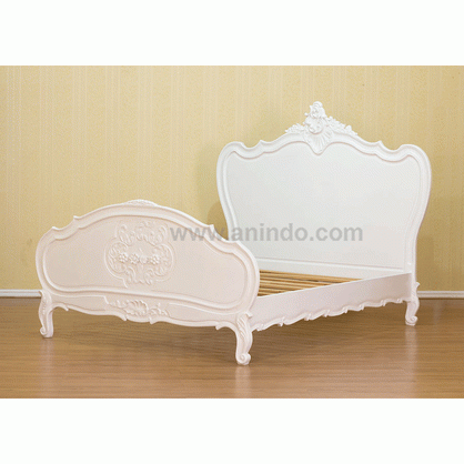 Carved French Bed