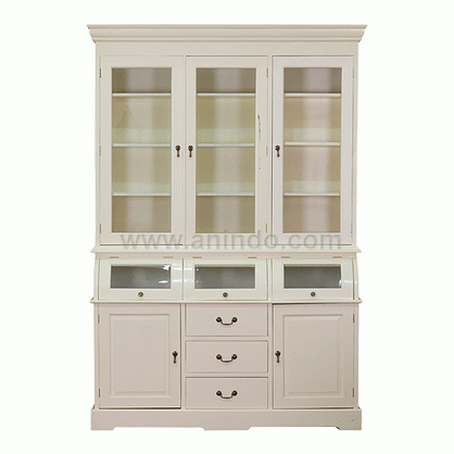 5 Doors Display Cabinet