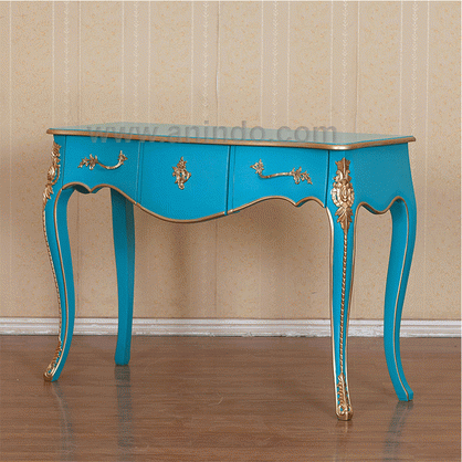 Blue Painted Console