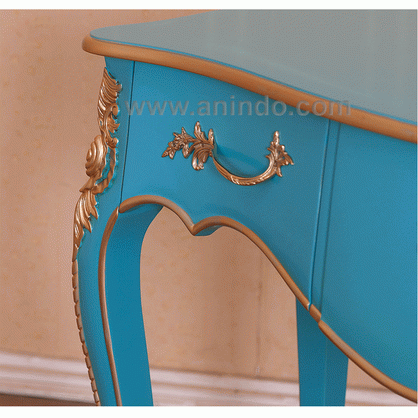 Blue Painted Console