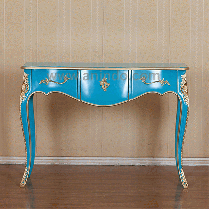 Blue Painted Console