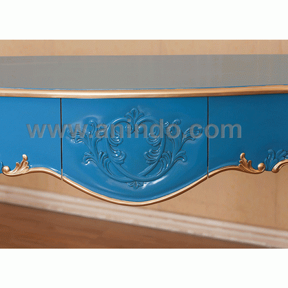 3 Drawers Carved Console