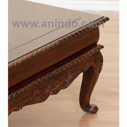 Carved Table 1 Drawer