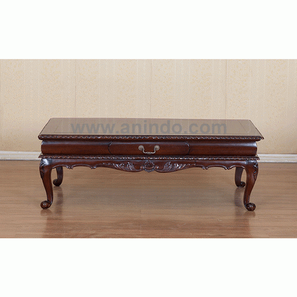 Carved Table 1 Drawer