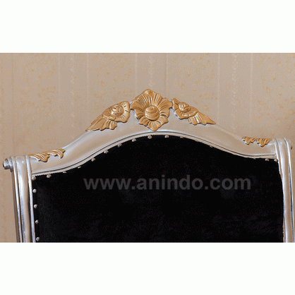 Flower Chair with Stool