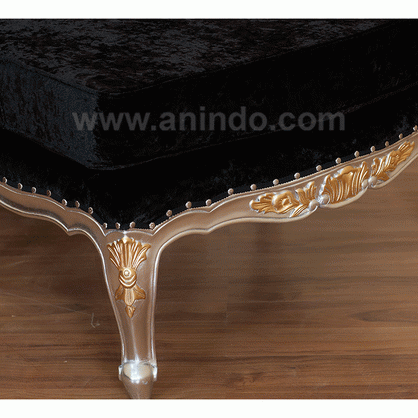 Flower Chair with Stool