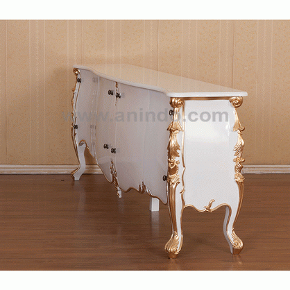 Simple Carved Commode