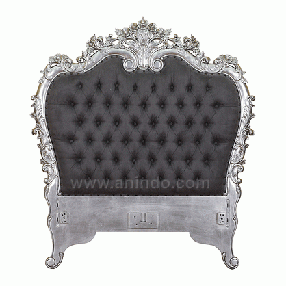 Flower Carved Headboard