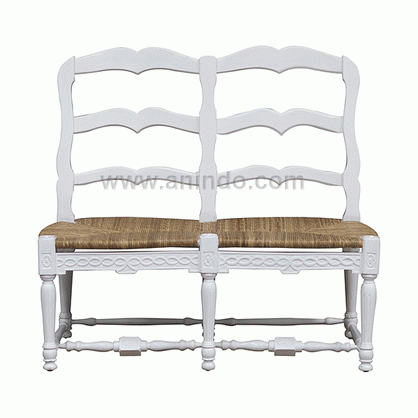 2 Seat Carved Dining Chair