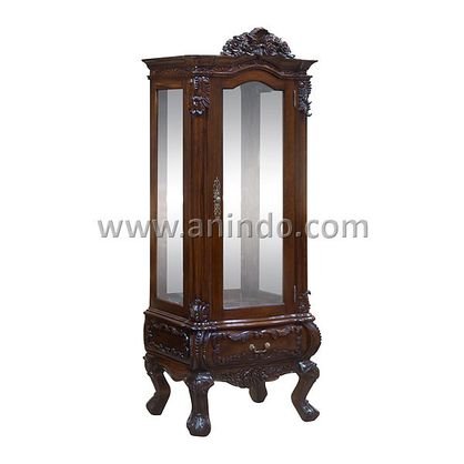 Carved China Cabinet
