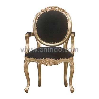 Carved Oval Chair A