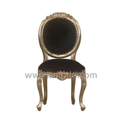 Carved Oval Chair A