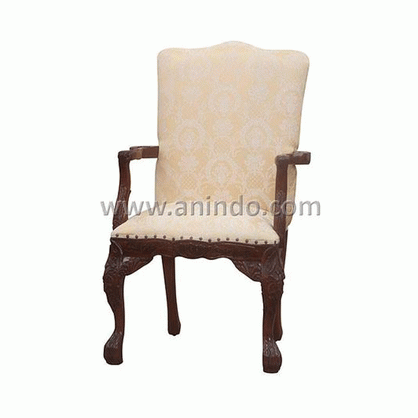 Arm Chair Carved
