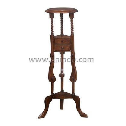 Chippendale Plant Stand Mahogany