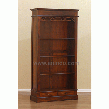 Open Bookcase Mahogany