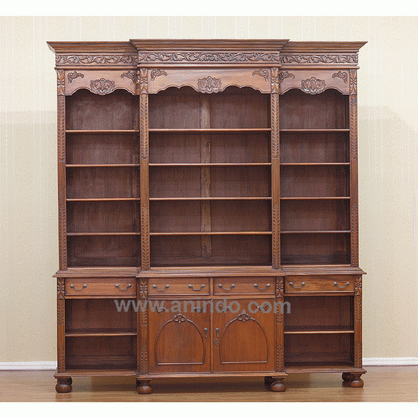 French Carved Bookcase