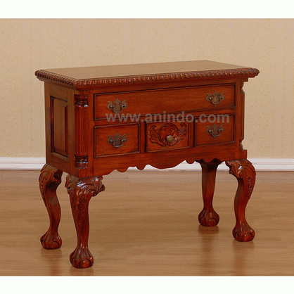 Chippendale Low Boy 4 Drawers
