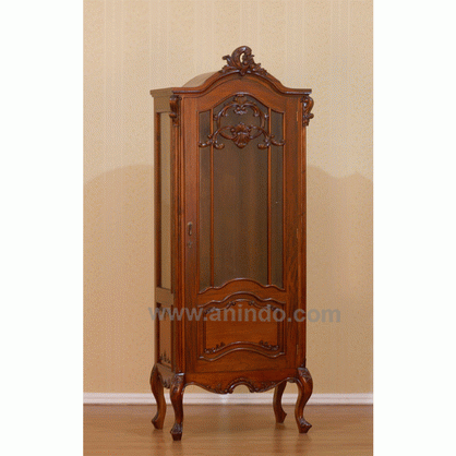 Cabinet 1 Door Carved