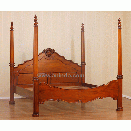 French Canopy Bed Peluru