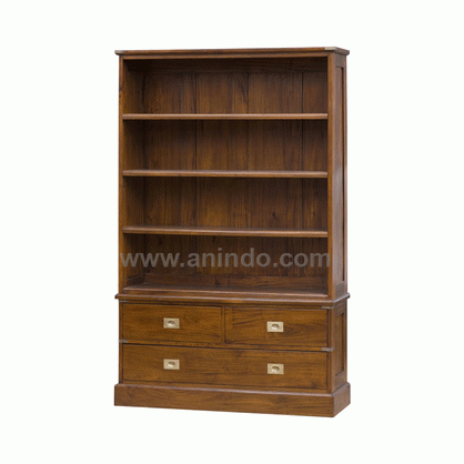 Open Bookcase 3 Drawers