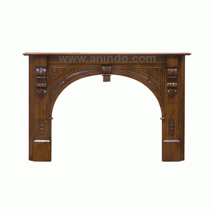 Carved Fireplace