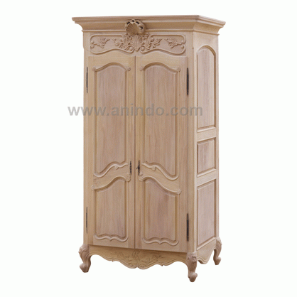 French Carved Wardrobe