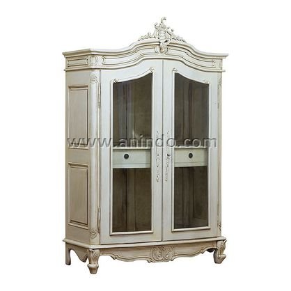 2 Glass Doors Armoire