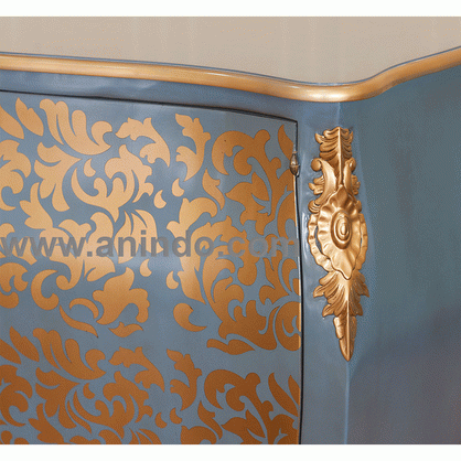 Commode 2 Doors Mahogany