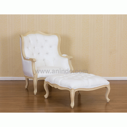 French Lazy Chair Mahogany